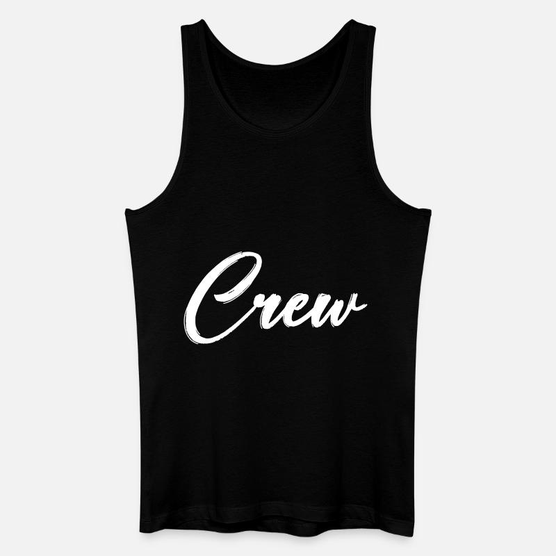 crew - Männer Bio Tank Top - Schwarz