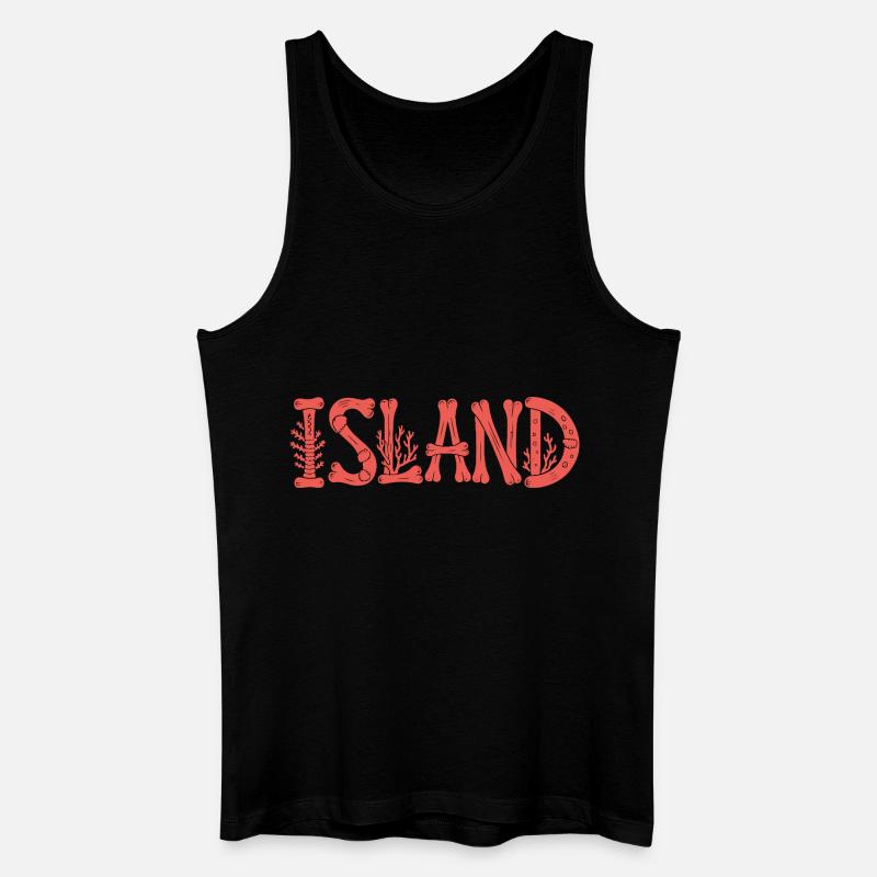 IST EIN LAND - Männer Bio Tank Top - Schwarz