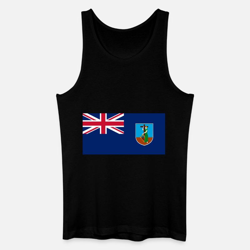 Montserrat - Männer Bio Tank Top - Schwarz