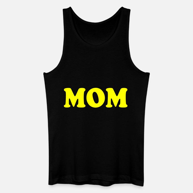 Mom - Männer Bio Tank Top - Schwarz