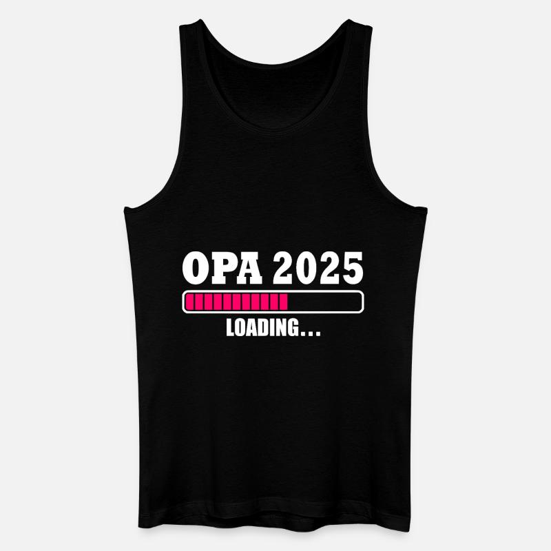Opa 2025 - Männer Bio Tank Top - Schwarz
