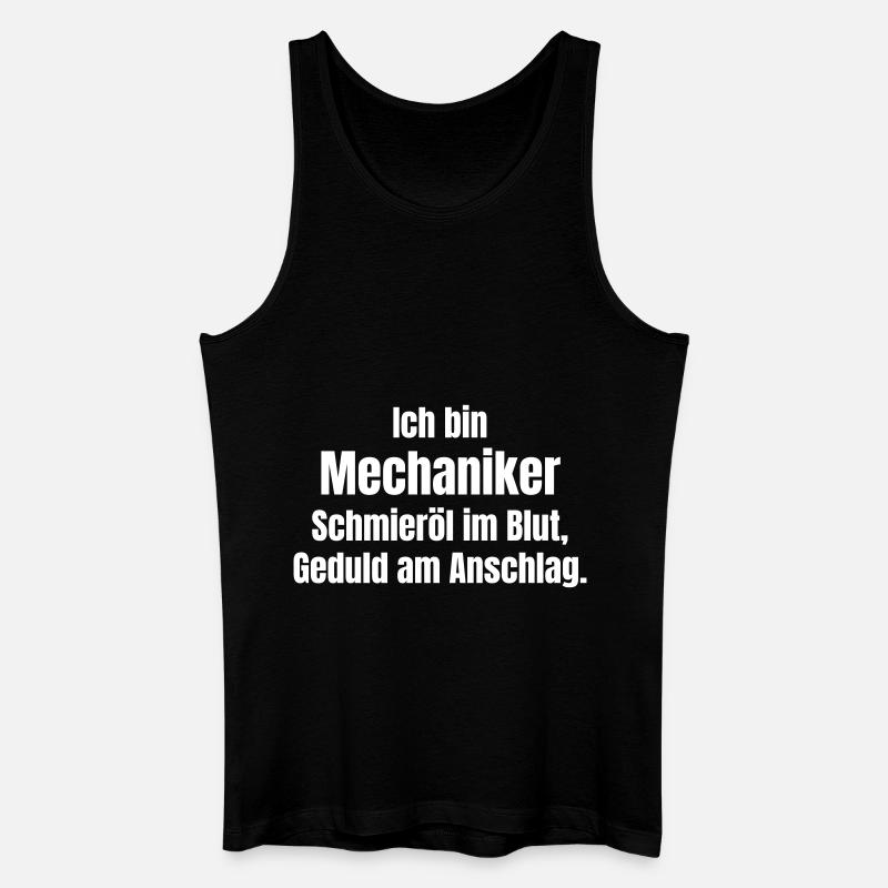 Mechaniker - Männer Bio Tank Top - Schwarz