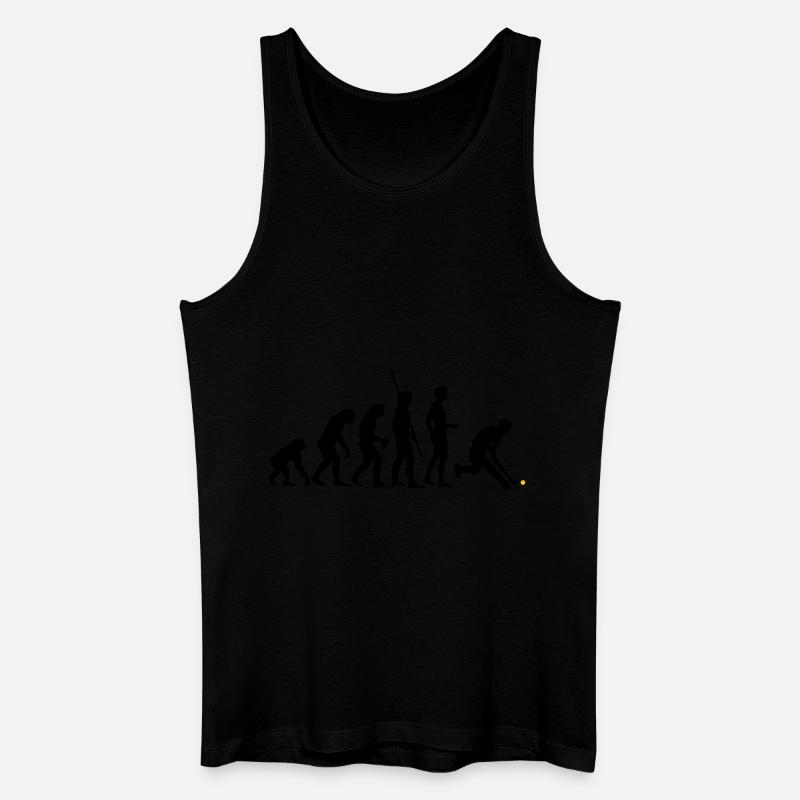 evolution_herren_hockey_2c - Débardeur bio Homme - noir