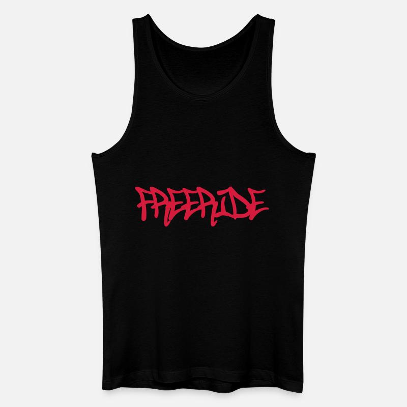 Freeride ! - Männer Bio Tank Top - Schwarz