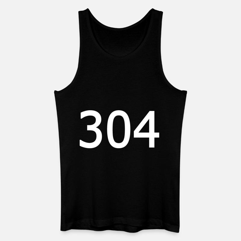 304 - Männer Bio Tank Top - Schwarz
