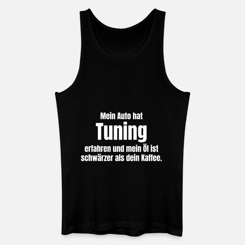 Autotuning - Männer Bio Tank Top - Schwarz