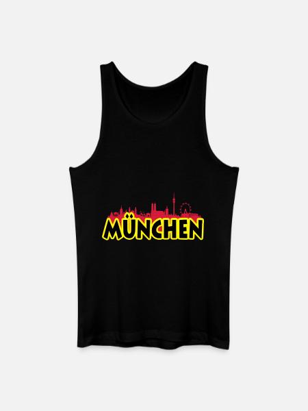 Munich - Men’s Organic Tank Top - black