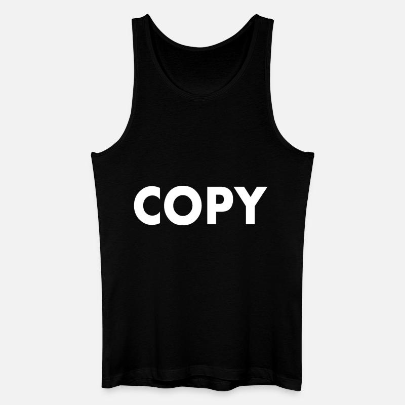 Copy - Männer Bio Tank Top - Schwarz