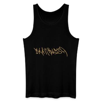 Geschenkidee für Fischer aus Bratislava - Männer Bio Tank Top - Schwarz - Vorne