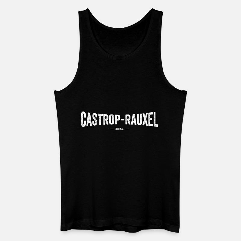 Castrop-Rauxel Original - Männer Bio Tank Top - Schwarz