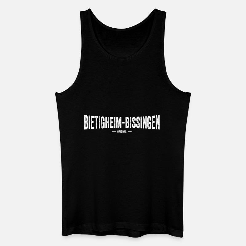 Bietigheim-Bissingen Original - Männer Bio Tank Top - Schwarz