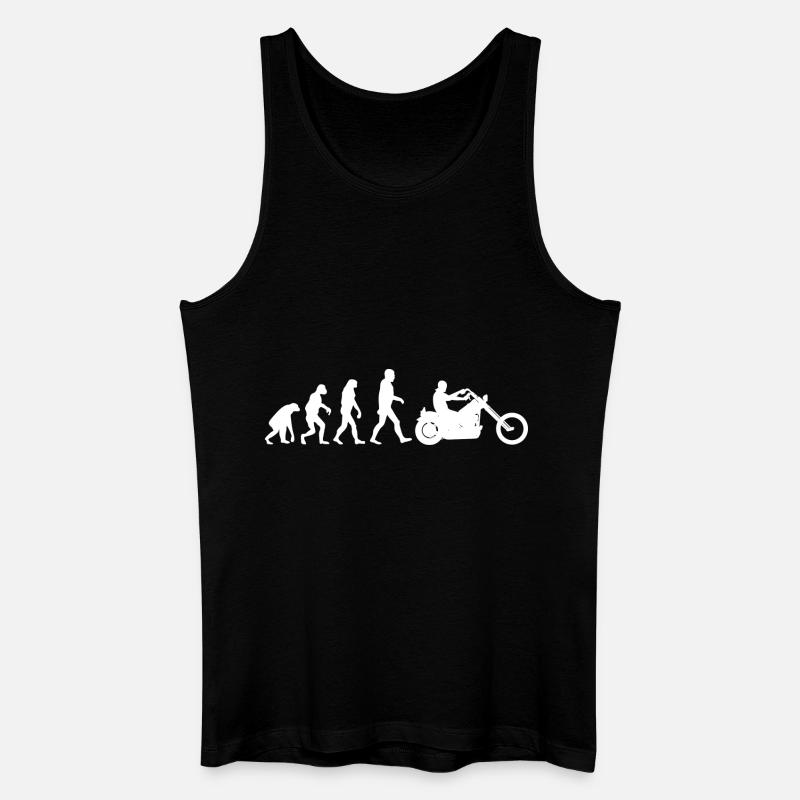 Biker Evolution Chopper - Débardeur bio Homme - noir