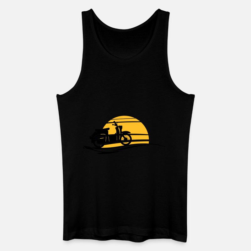Fahrzeug - Schwalbe Sonne - Männer Bio Tank Top - Schwarz