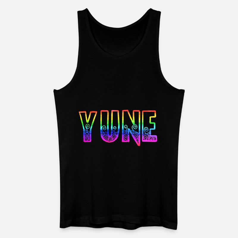 yune rs regenbogen - Männer Bio Tank Top - Schwarz
