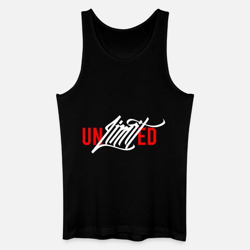 Unlimited Power - Männer Bio Tank Top - Schwarz
