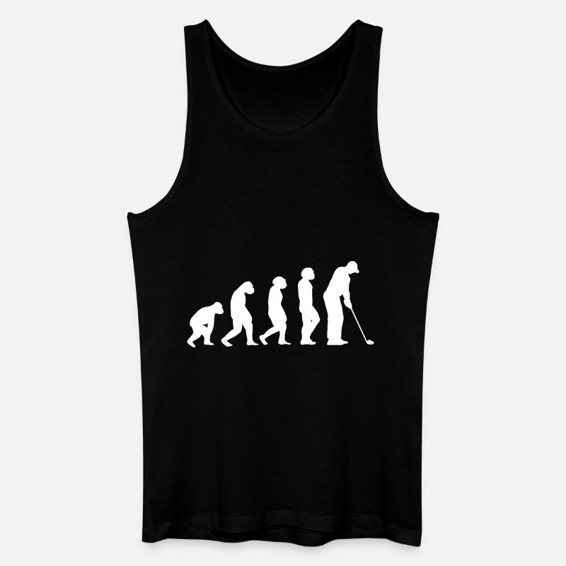 Golfer Evolution Golf - Men’s Organic Tank Top - black