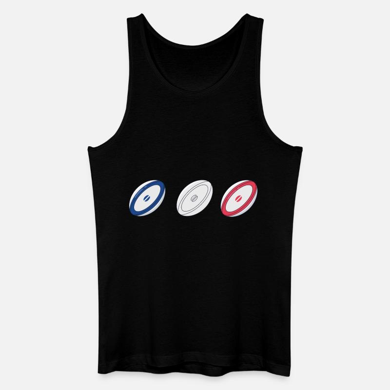 Rugby Sport Geschenk - Männer Bio Tank Top - Schwarz