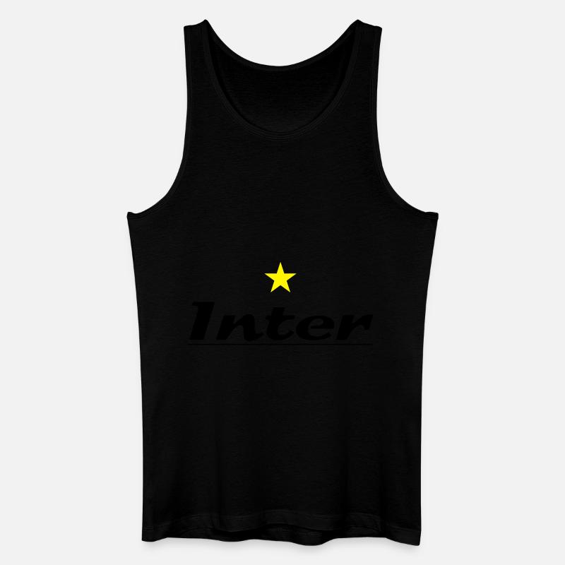 inter_02 - Männer Bio Tank Top - Schwarz