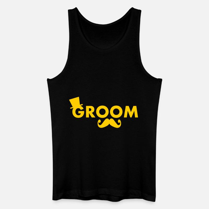 Groom - Männer Bio Tank Top - Schwarz