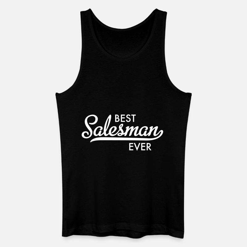 Verkäufer - Männer Bio Tank Top - Schwarz