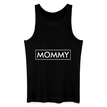 Mommy / Mama / Mutterliebe / Supermama / Muttertag - Männer Bio Tank Top - Schwarz - Vorne