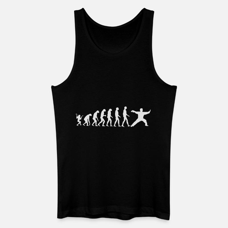 Taijiquan Chen-Style Evolution - Männer Bio Tank Top - Schwarz