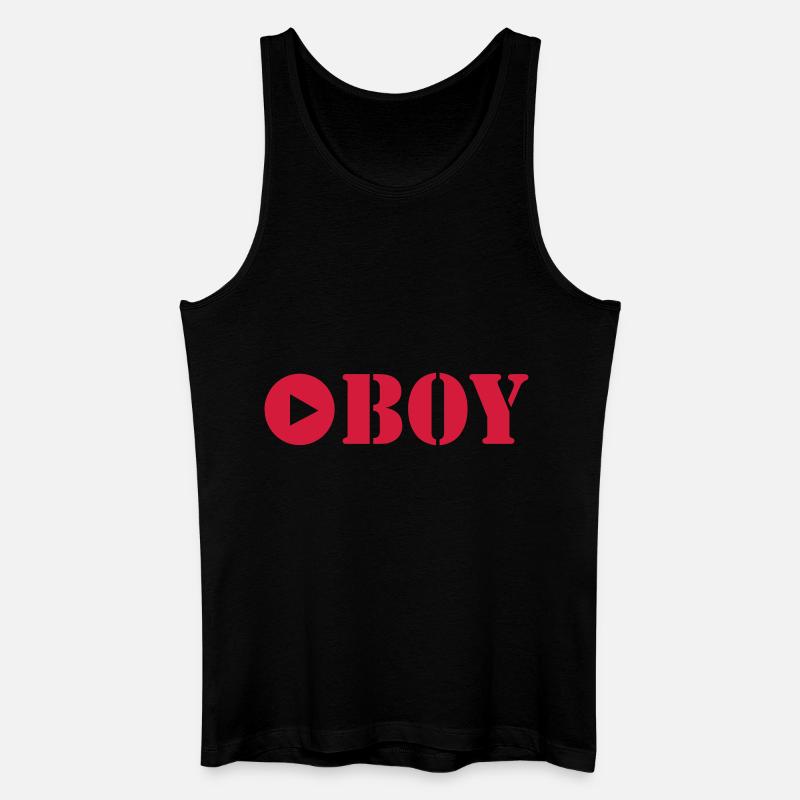 Playboy - Männer Bio Tank Top - Schwarz