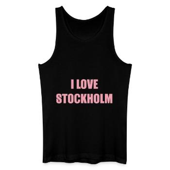 Fischerhut Stockholm - Männer Bio Tank Top - Schwarz - Vorne