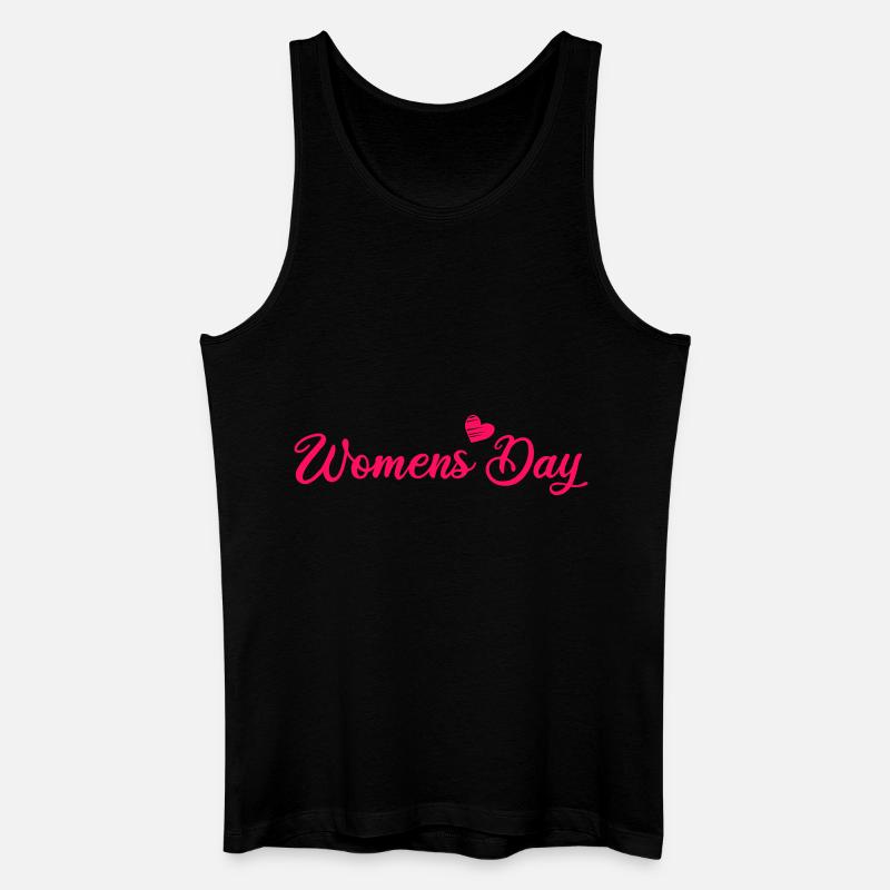 womens day - Männer Bio Tank Top - Schwarz
