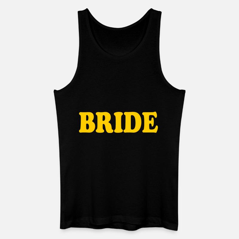 Bride - Männer Bio Tank Top - Schwarz