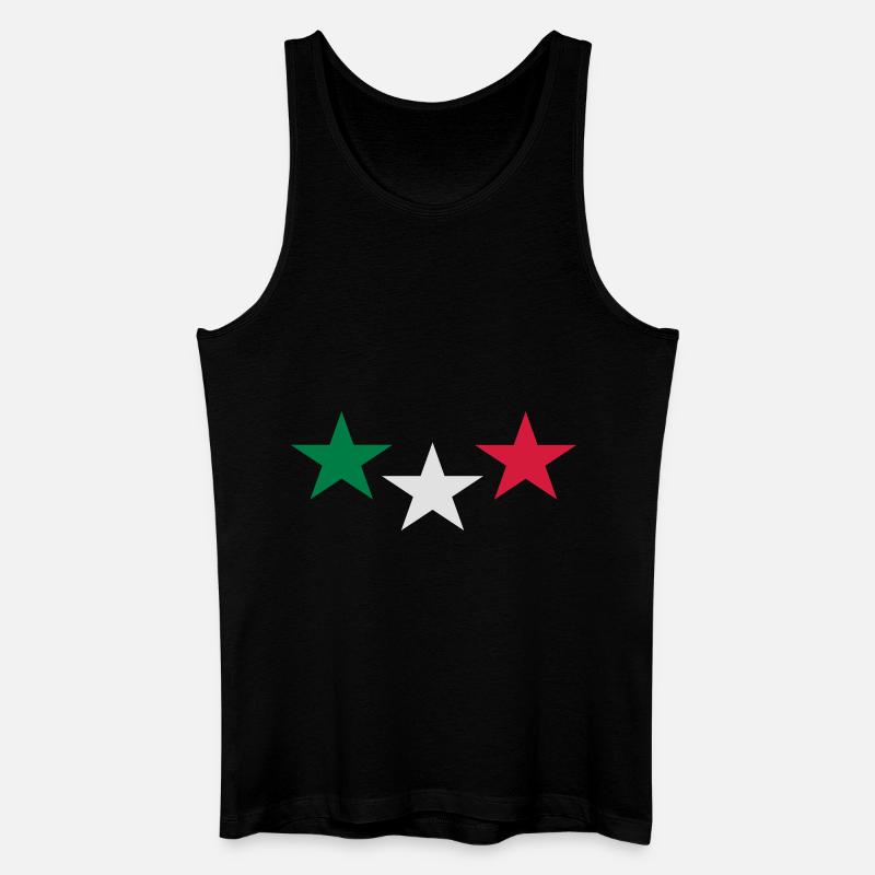 italien - Männer Bio Tank Top - Schwarz