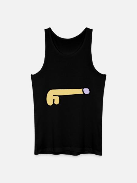symbol dick - Men’s Organic Tank Top - black