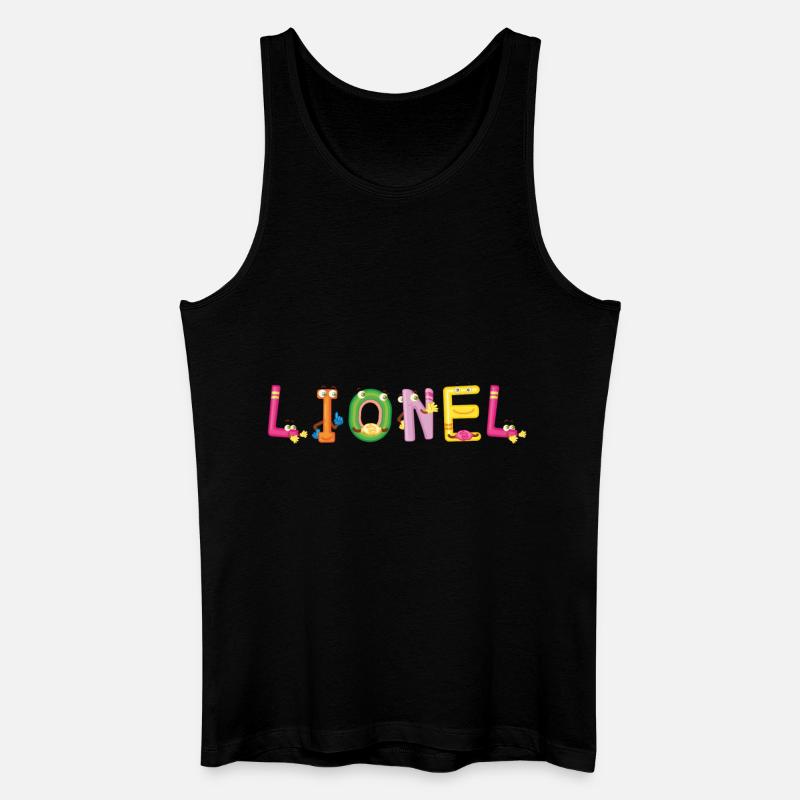 Lionel - Männer Bio Tank Top - Schwarz