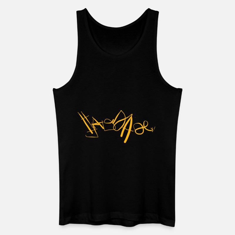 Saudade - Männer Bio Tank Top - Schwarz