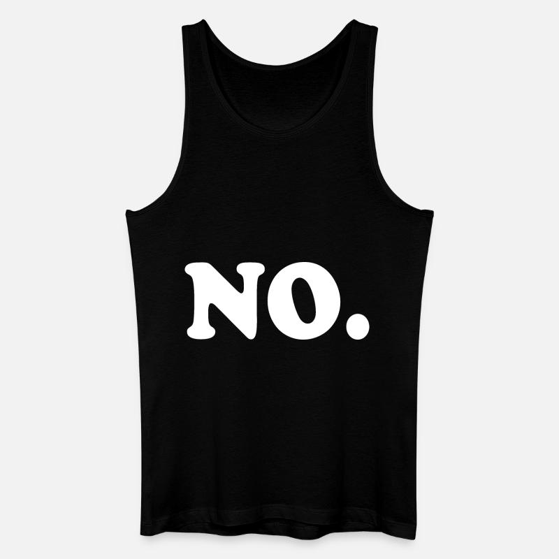 No - Männer Bio Tank Top - Schwarz