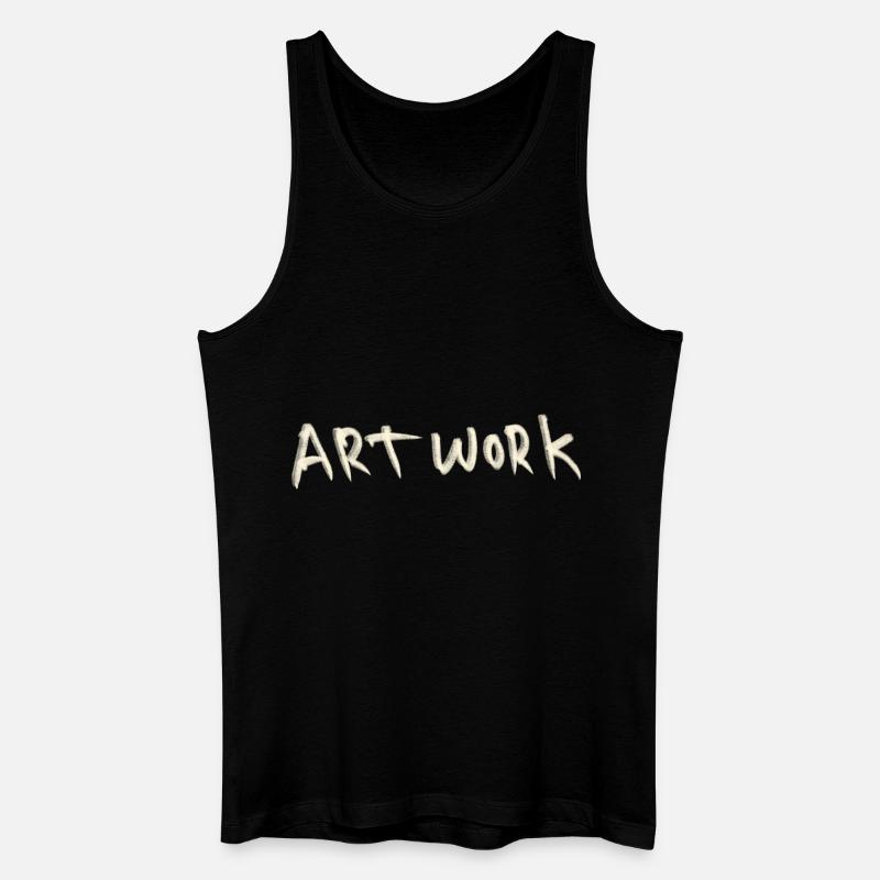 Artwork - Männer Bio Tank Top - Schwarz