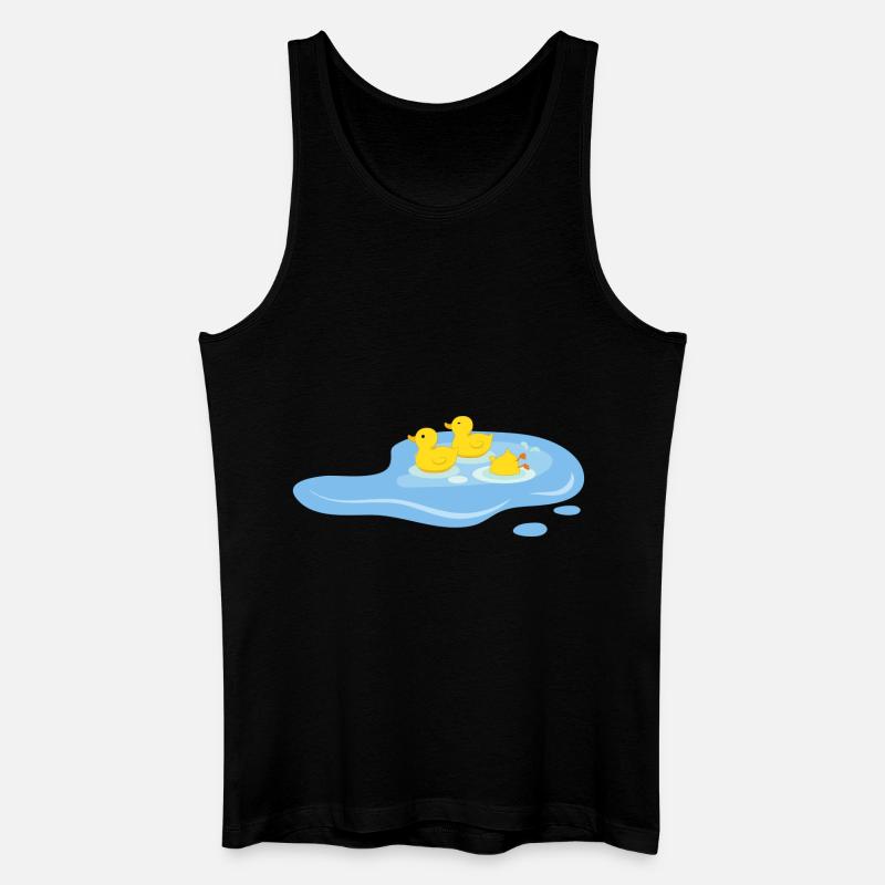 Ducks in a pond - Men’s Organic Tank Top - black