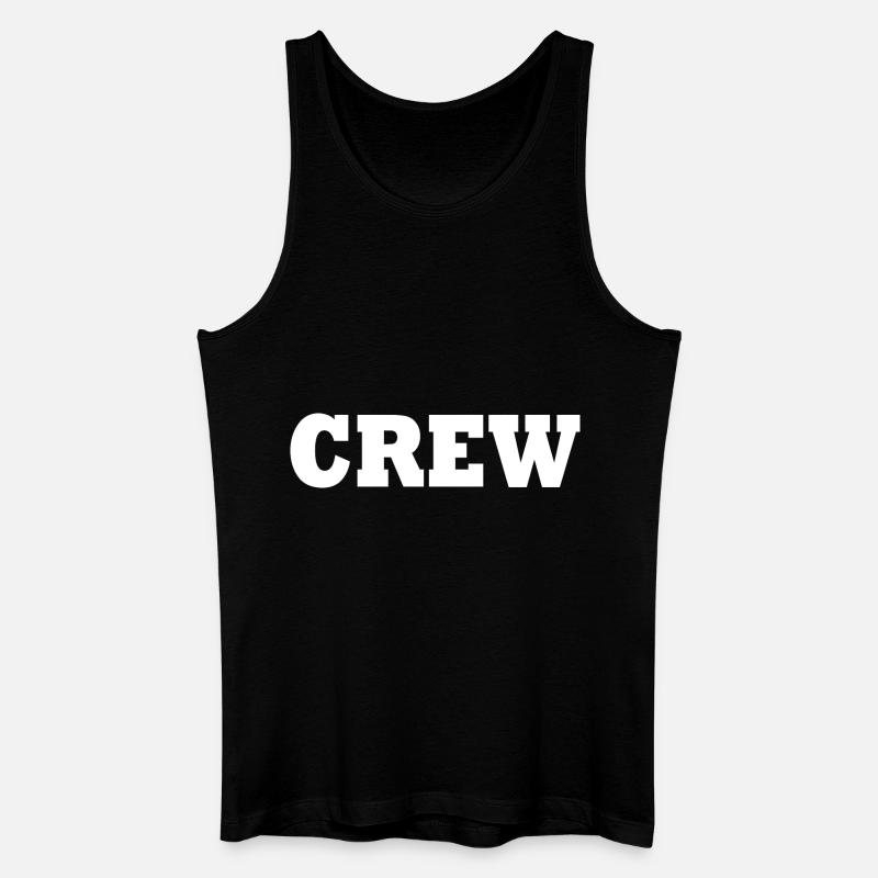 Crew - Männer Bio Tank Top - Schwarz