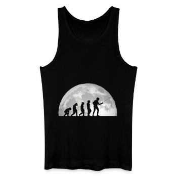 Fechter Evolution Fechten - Männer Bio Tank Top - Schwarz - Vorne