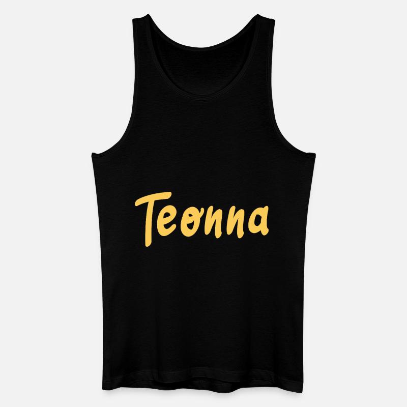 Teonna - Männer Bio Tank Top - Schwarz