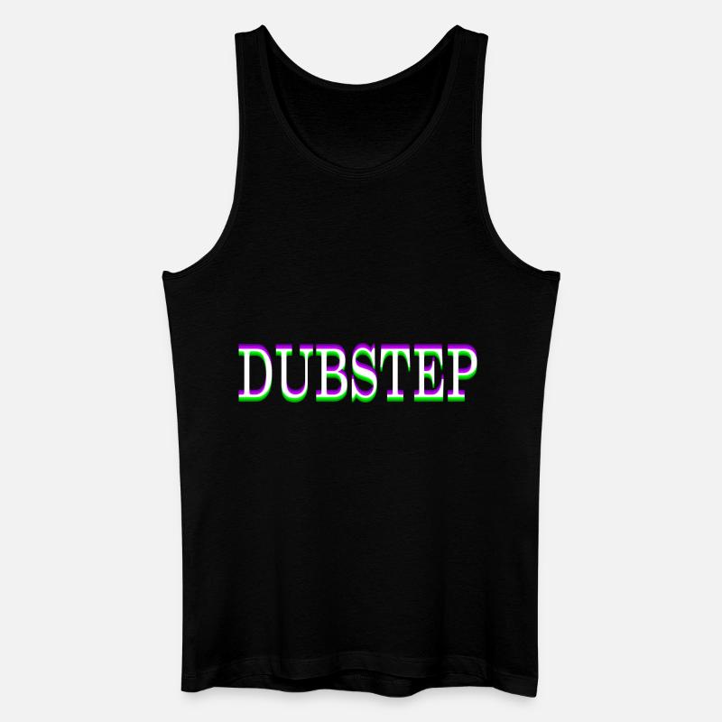 Dubstep (Englisch) - Männer Bio Tank Top - Schwarz
