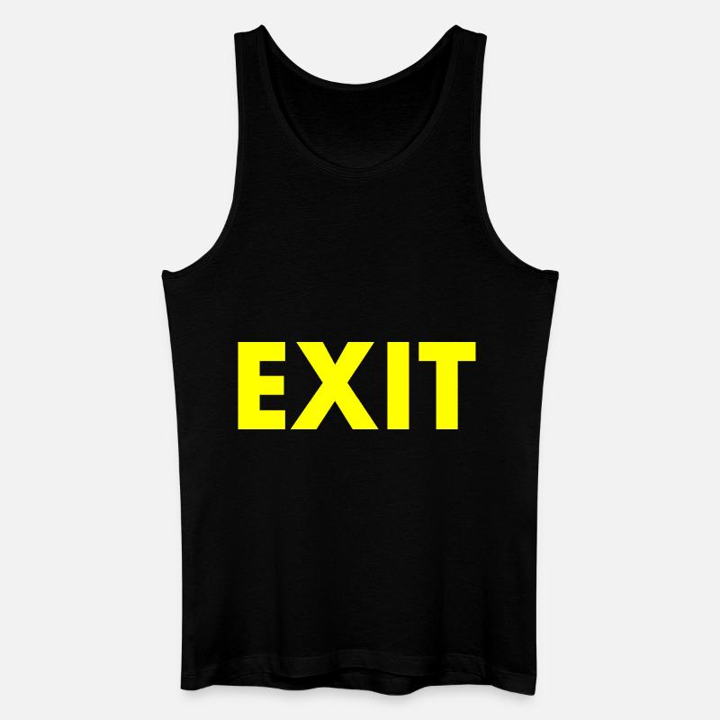 Exit - Men’s Organic Tank Top - black