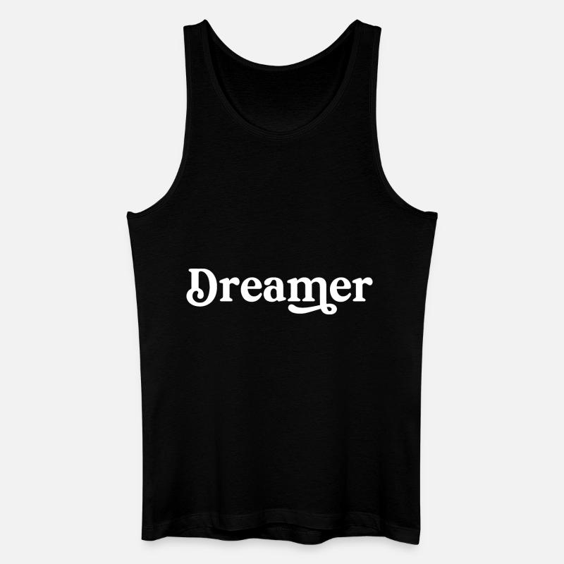 Träumer - Männer Bio Tank Top - Schwarz