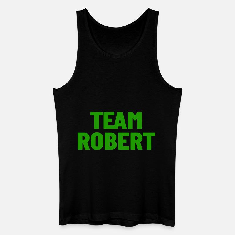 Team Robert - Männer Bio Tank Top - Schwarz
