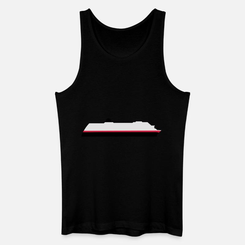 Postschiff HUrtigruten - Männer Bio Tank Top - Schwarz