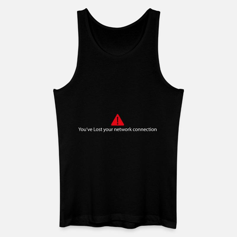 Network Connection 2 - Männer Bio Tank Top - Schwarz