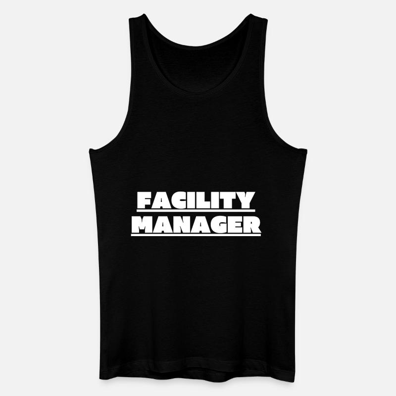Facility Manager Technicien interne Gardien - Débardeur bio Homme - noir