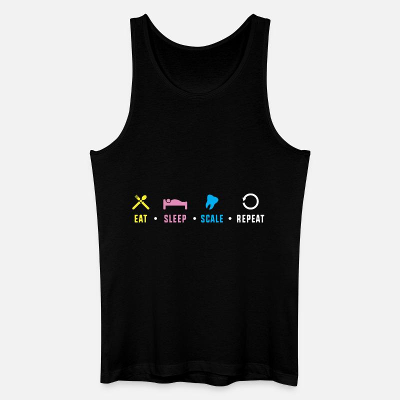 Zahnarzt - Männer Bio Tank Top - Schwarz