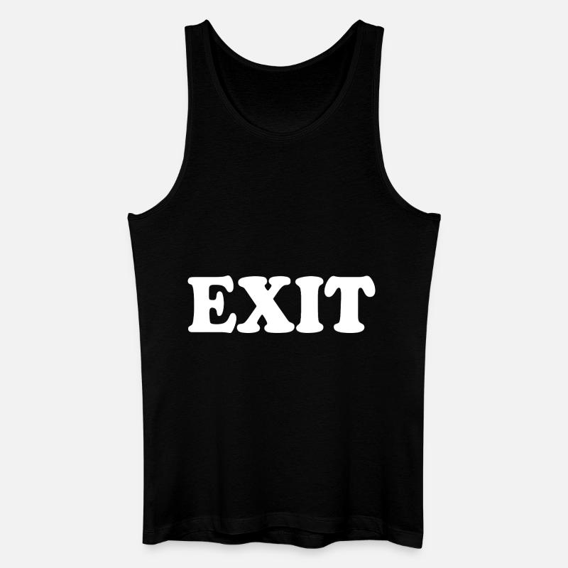 Exit - Men’s Organic Tank Top - black