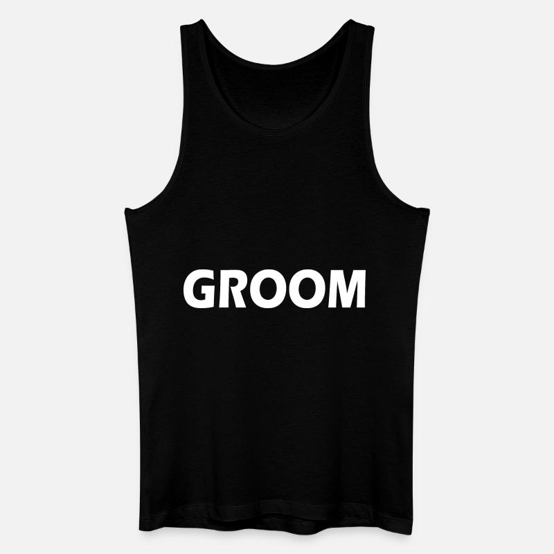 Groom - Männer Bio Tank Top - Schwarz